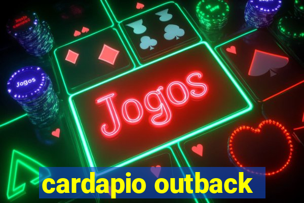 cardapio outback